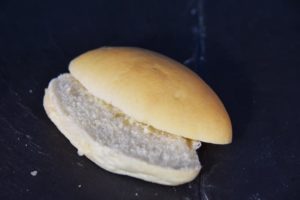 photo d'un sandwich blanc ouvert