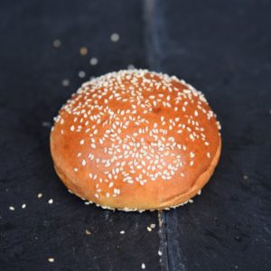 photo d'un pain hamburger